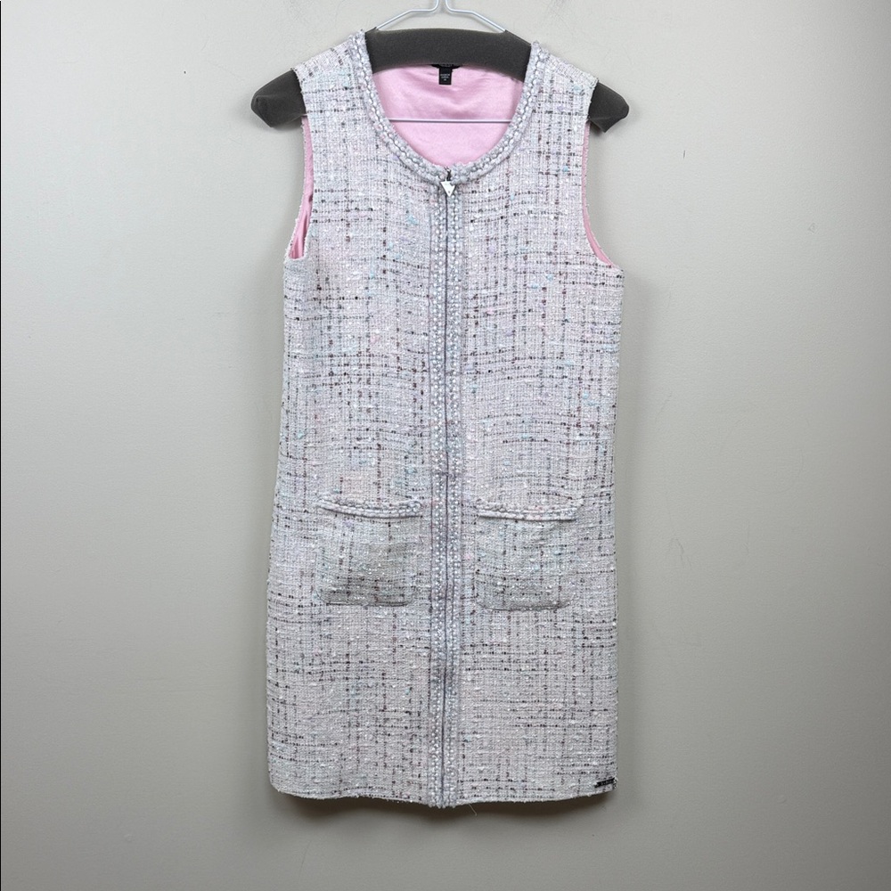 Guess kids Pink tweed sleeveless dress 14